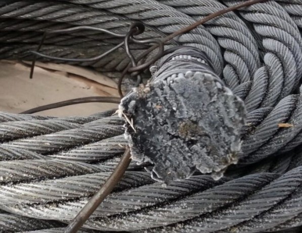 Канат стальной двойной круглопрядный правой свивки ВК ЛК-3 11,5 мм ГОСТ 7667-80 фото