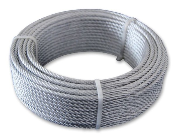 Канат стальной оцинкованный круглопрядный правой свивки В ЛК-О 1,8 мм ГОСТ 2172-80 фото