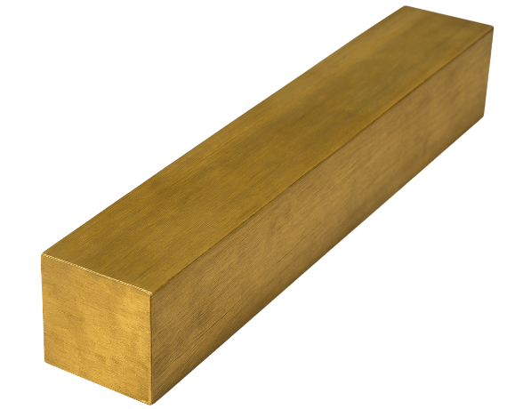 Квадрат латунный тянутый ЛС58-3 3х3 мм ГОСТ Р 52597-2006 фото