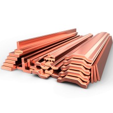 Профиль медный П-образный тянутый фото