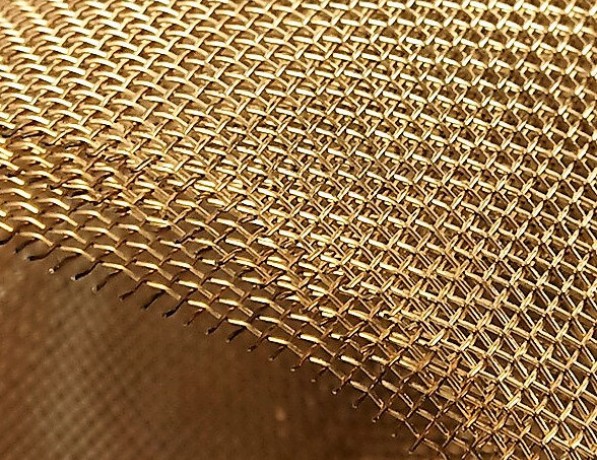 Сетка бронзовая тканая БрОФ6,5-4 0,125х0,125х0,08 мм ГОСТ 6613-86 фото