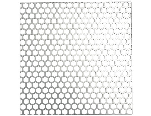 Сетка нержавеющая перфорированная 08Х18Н10Т 45х45х2,5 мм фото